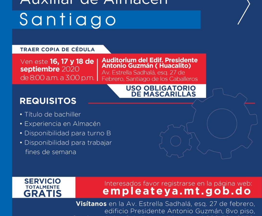 Ministerio de Trabajo invita a los interesados depositar currículo vitae para optar por diversas vacantes de empleo